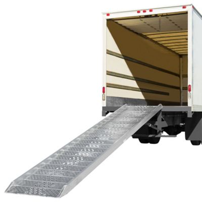 Heavy Duty Ramps 1500 lb Capacity Box Truck Loading Ramp 16 ft. Aluminum