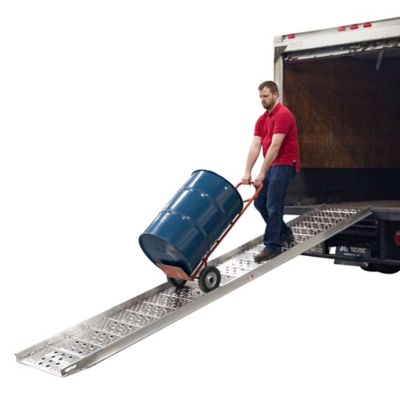 Heavy Duty Ramps Aluminum Walk Ramp Hook-End 10 ft. X 26 in.