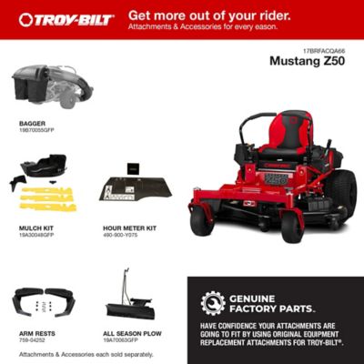 Image showing  Mustang Z50 50 in. Gas Zero-Turn Mower with Kohler 747cc Engine