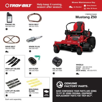 Image showing  Mustang Z50 50 in. Gas Zero-Turn Mower with Kohler 747cc Engine