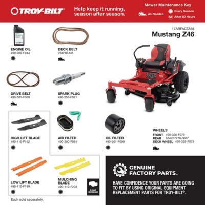 Image showing  Mustang Z46 46 in. Gas Zero-Turn Lawn Mower