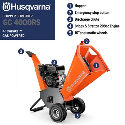 Husqvarna 4 in. Wood Chipper
