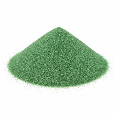 Image showing  Green Dyed Lawn Leveling Sand for Topdressing and Yard Leveling, 25 Bags