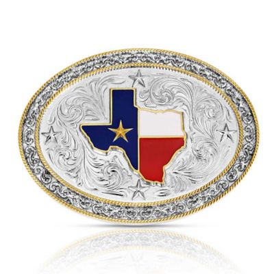 Montana Silversmiths Lone Star Pride Buckle