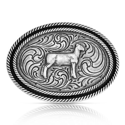 Montana Silversmiths Show Lamb Antiqued Buckle
