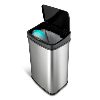 Ninestars 13.2 gal. Rectangular Motion Sensor Trash Can