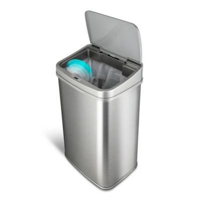 Ninestars 13 gal. Automatic Trash Can, 50L Touchless Motion Sensor Garbage Can with Odor-Sealing Lid