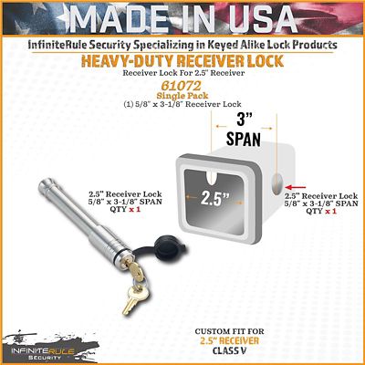 Image showing  Stainless Steel Class III-IV-V Trailer Hitch Pin Lock, 5/8 in. Diameter, 61072-S
