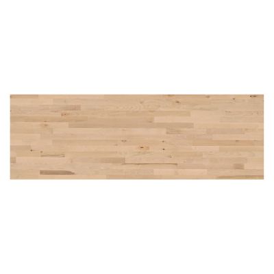 Image showing  Unfinished Birch Butcher Block Countertop, 74 in. x 25 in. x 1.5 in., Eased Edge