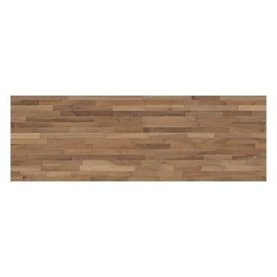 Image showing  Unfinished Walnut Butcher Block Countertop, 98 in. x 25 in. x 1.5 in., Eased Edge