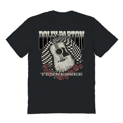 Dolly Parton Women's Tennessee Guitar Short Sleeve Graphic T-Shirt