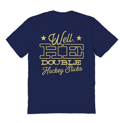 Lucy Jaynes Women's He Double Hockey Sticks Short Sleeve Graphic T-Shirt