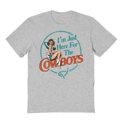 Lucy Jaynes Women's Im Just Here Cowboys Short Sleeve Graphic T-Shirt
