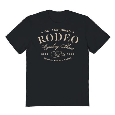 Lucy Jaynes Women's Old Fashioned Rodeo Short Sleeve Graphic T-Shirt