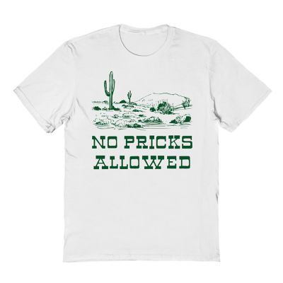 Lucy Jaynes Women's No Pricks Allowed Short Sleeve Graphic T-Shirt