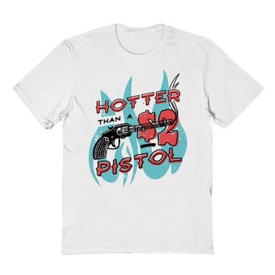 Lucy Jaynes Women's Hotter Than 2 Dollar Pistol Short Sleeve Graphic T-Shirt