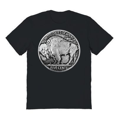 Lucy Jaynes Women's Buffalo Nickel Short Sleeve Graphic T-Shirt