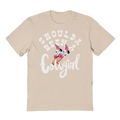 Lucy Jaynes Women's Shoulda Been A Cowgirl Boots Short Sleeve Graphic T-Shirt