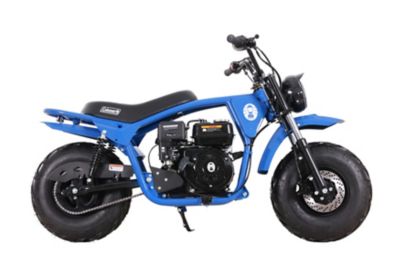 Coleman Powersports Rear Suspension 196cc Gas Mini Bike, Blue