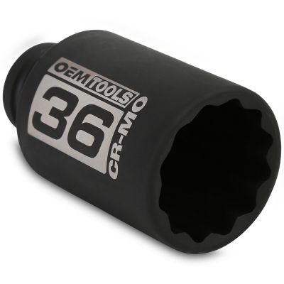 OEM Tools Axle Nut Socket 36mm, 12 pt.