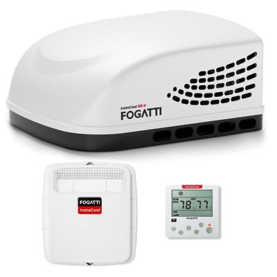 Fogatti 13500 BTU Non-Ducted RV Rooftop Air Conditioner Quiet AC Unit for Camper Travel Trailer RV Cooling System