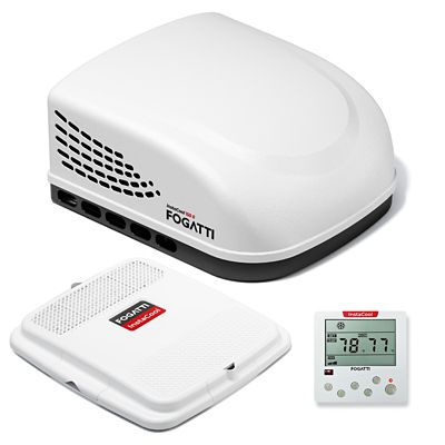 Fogatti 15000 BTU Non-Ducted RV Rooftop Air Conditioner Easy Install Quiet AC Unit for Camper Travel Trailer RV Use