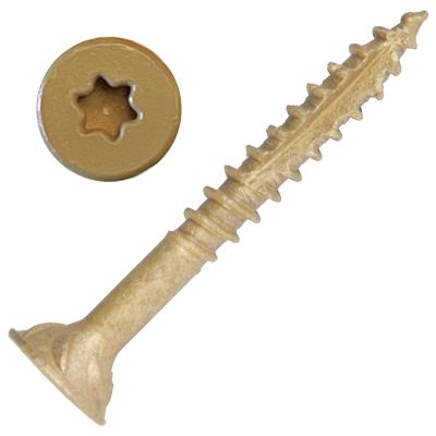 Screw Products 9 x 1-1/2in. Axis Exterior Structural Wood Screws Star Drive, 150 Approx Count