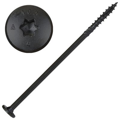 Screw Products #18 x 6-3/4in. Nova Exterior Structural Lag Screws, Star ...