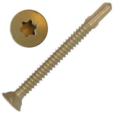 Screw Products #14 x 2-3/4in. Roco Exterior Wood To Steel Screws, Star Drive, 188 pk., Approx Count