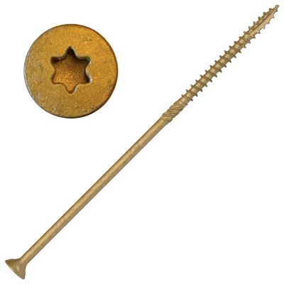 Screw Products #14 x 7in. Axis Exterior Structural Wood Screws, Star Drive, 102 pk., Approx Count