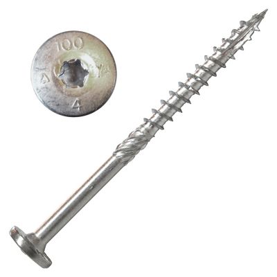 Screw Products #16 x 4in. Nova 316 Stainless Steel Structural Lag ...