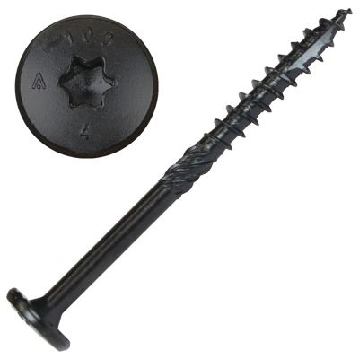 Screw Products #16 x 3-1/2in. Nova Exterior Structural Lag Screws, Star Drive, 50 pk.
