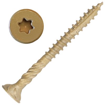 Screw Products 9 x 2in. Axis Exterior Structural Wood Screws Star Drive, 3000 ct.