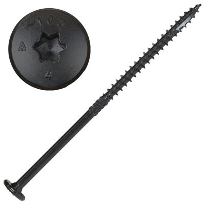 Screw Products #16 x 6in. Nova Exterior Structural Lag Screws, Star Drive, 50 pk.