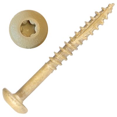 Screw Products 8 x 1-1/2in. Aura, Exterior Cabinet & Pocket Screws Star ...