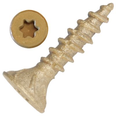Screw Products 8 x 3/4in. Axis Exterior Structural Wood Screws Star Drive, 324 Approx Count