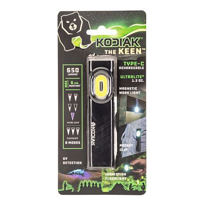 Kodiak Keen Rechargeable 8 Mode Pocket Work Light and Flashlight