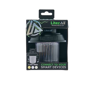 LitezAll Rechargeable Mini Camping Lantern with Bluetooth Speaker