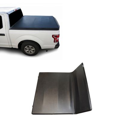 Black Horse Off Road Premier Soft Tonneau Cover TriFold Black Compatible with 2019-2025 Ford Ranger