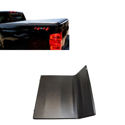 Black Horse Off Road Premier Soft Tonneau Cover TriFold Black fits 2014-2025 GMC Sierra 15002014-2025 Chevrolet Silverado 1500