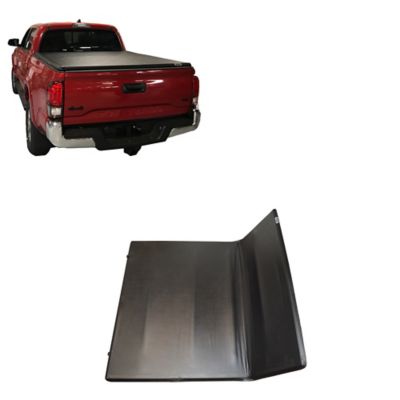 Black Horse Off Road Premier Soft Tonneau Cover TriFold Black Compatible with 2016-2026 Toyota Tacoma