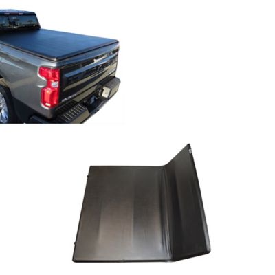 Black Horse Off Road Premier Soft Tonneau Cover TriFold fits 15-25 Silverado/Sierra 1500/3500/2500 19-25 1500Limited/1500LD