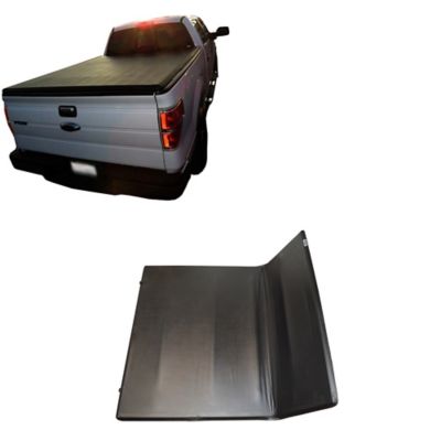 Black Horse Off Road Premier Soft Tonneau Cover TriFold Black Compatible with 2015-2026 Ford F-150