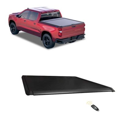 Black Horse Off Road Back Track Manual Retractable Tonneau Cover fits 2014-2025 Chevrolet Silverado 1500/GMC Sierra 1500