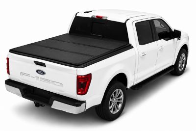 Black Horse Off Road Hard Tonneau Cover High Profile TriFold Black Compatible with 2015-2026 Ford F-150