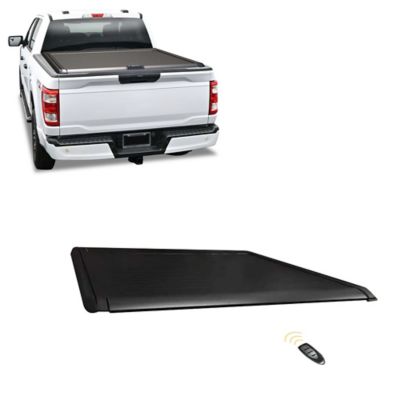 Black Horse Off Road Back Track Manual Retractable Tonneau Cover Black Compatible with 2021-2025 Ford F-150
