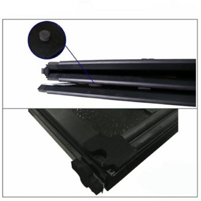 Black Horse Off Road Hard Tonneau Cover High Profile TriFold Black fits 09-25 Dodge Ram 1500 10-25 Ram 2500/3500 Without Rambox