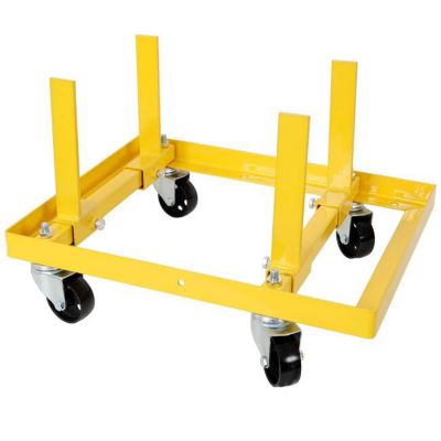 TMB 750 lb. Capacity Rolling Engine Stand with 2 pc. Buckle Straps, Yellow