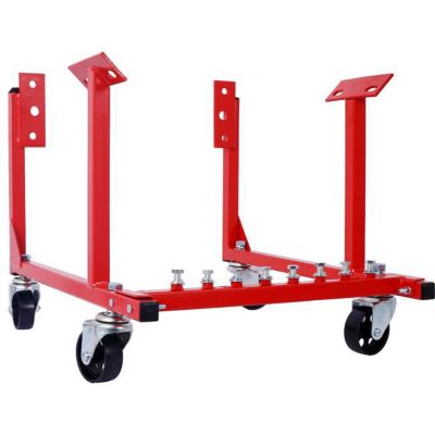 TMB Engine Cradle with Wheels, 1000 lb. Capacity, Red