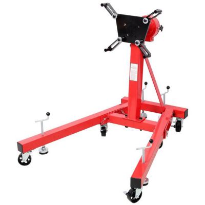 TMB 1500 lb. Capacity Folding Engine Stand, Red